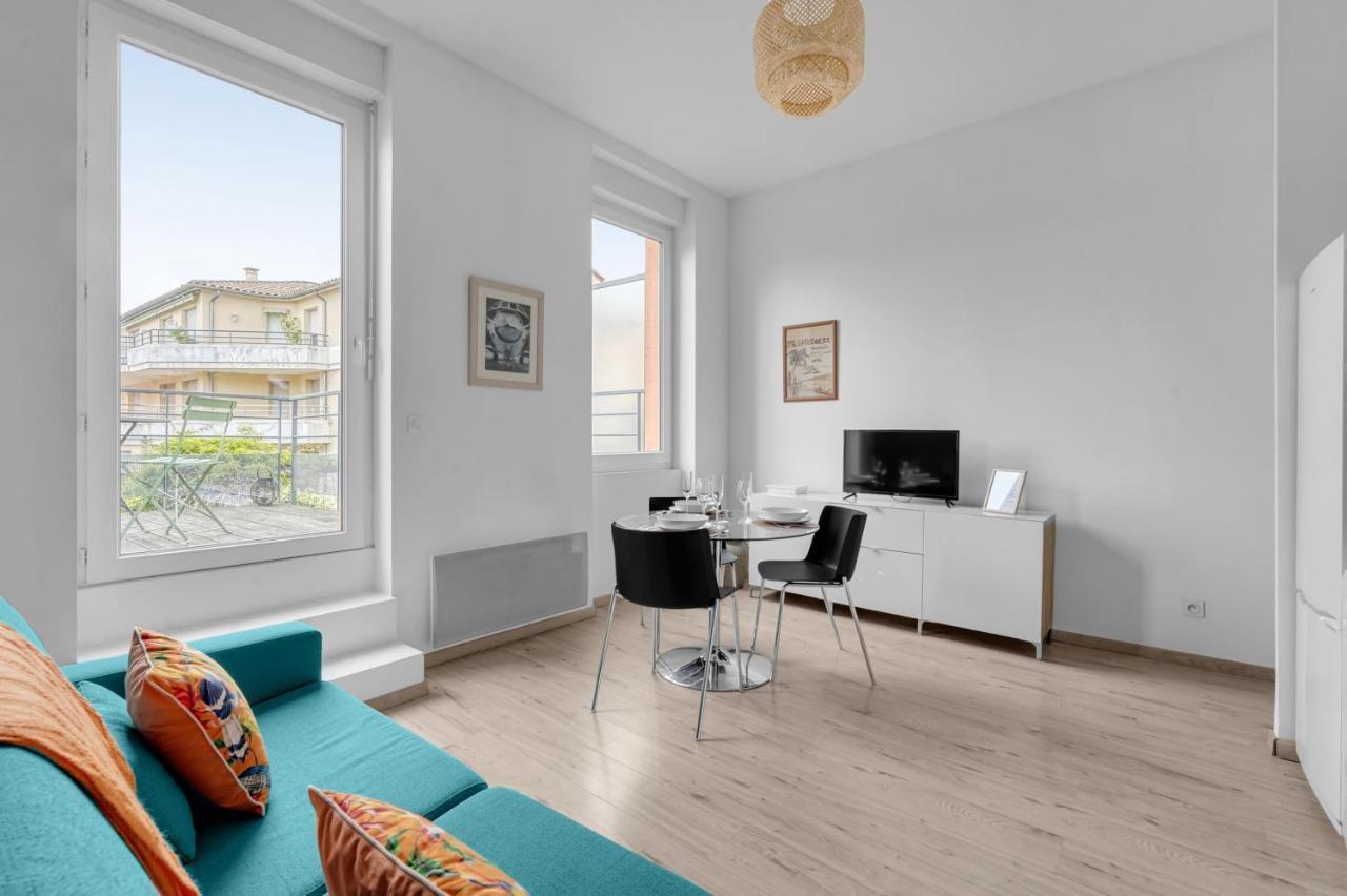 Ferienwohnung Terrasse Riquet - En Plein Coeur De Toulouse Exterior foto